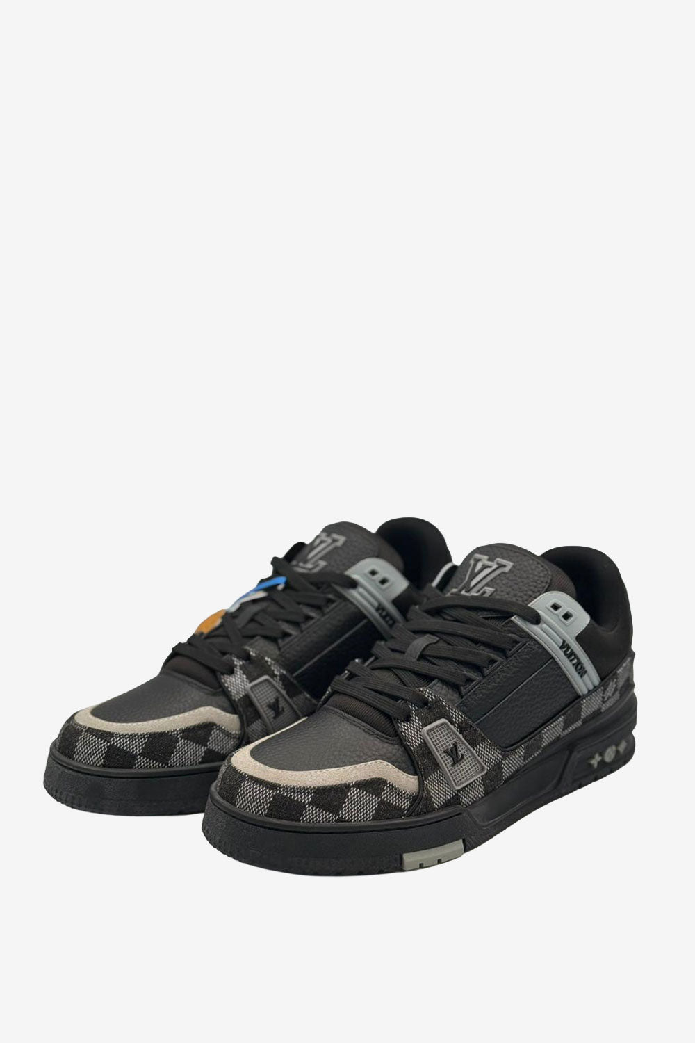 TENIS LV TRAINER DENIM NOIR