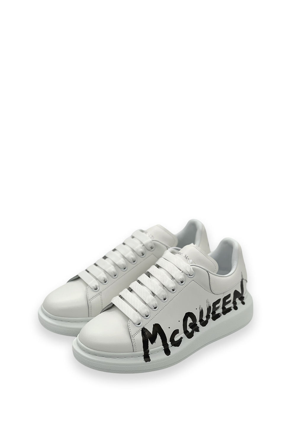 TENIS ALEXANDER MCQUEEN BLANCO GRAFFITI NEGRO