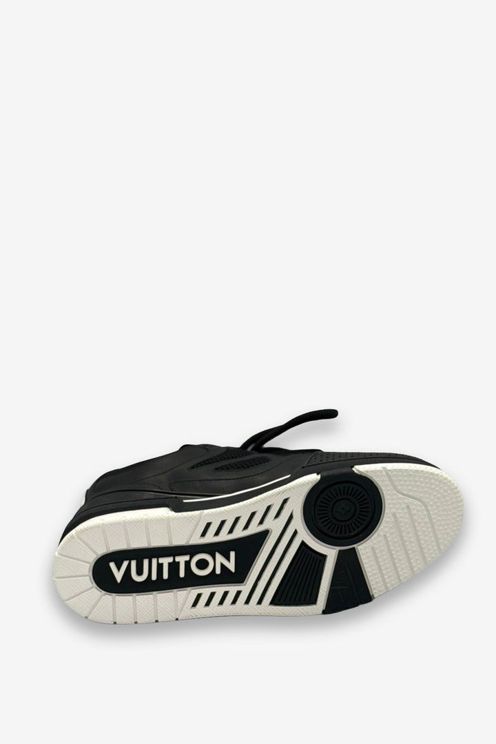 TENIS LV SKATE NEGRO TOTAL BLANCO
