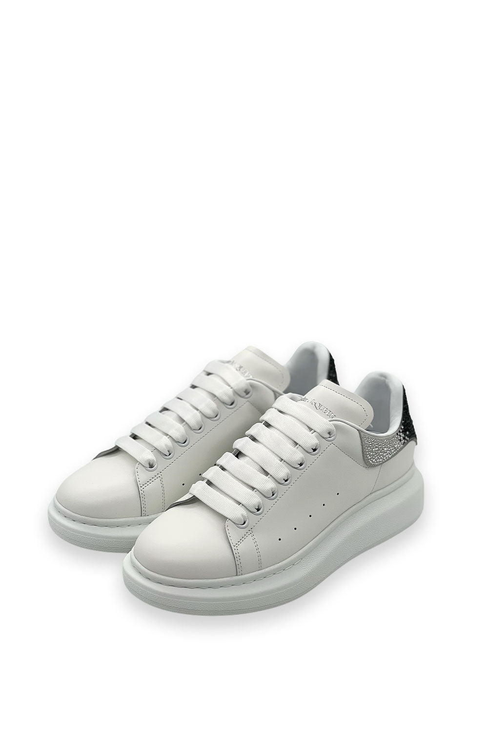 ALEXANDER MCQUEEN SILVER CRYSTAL