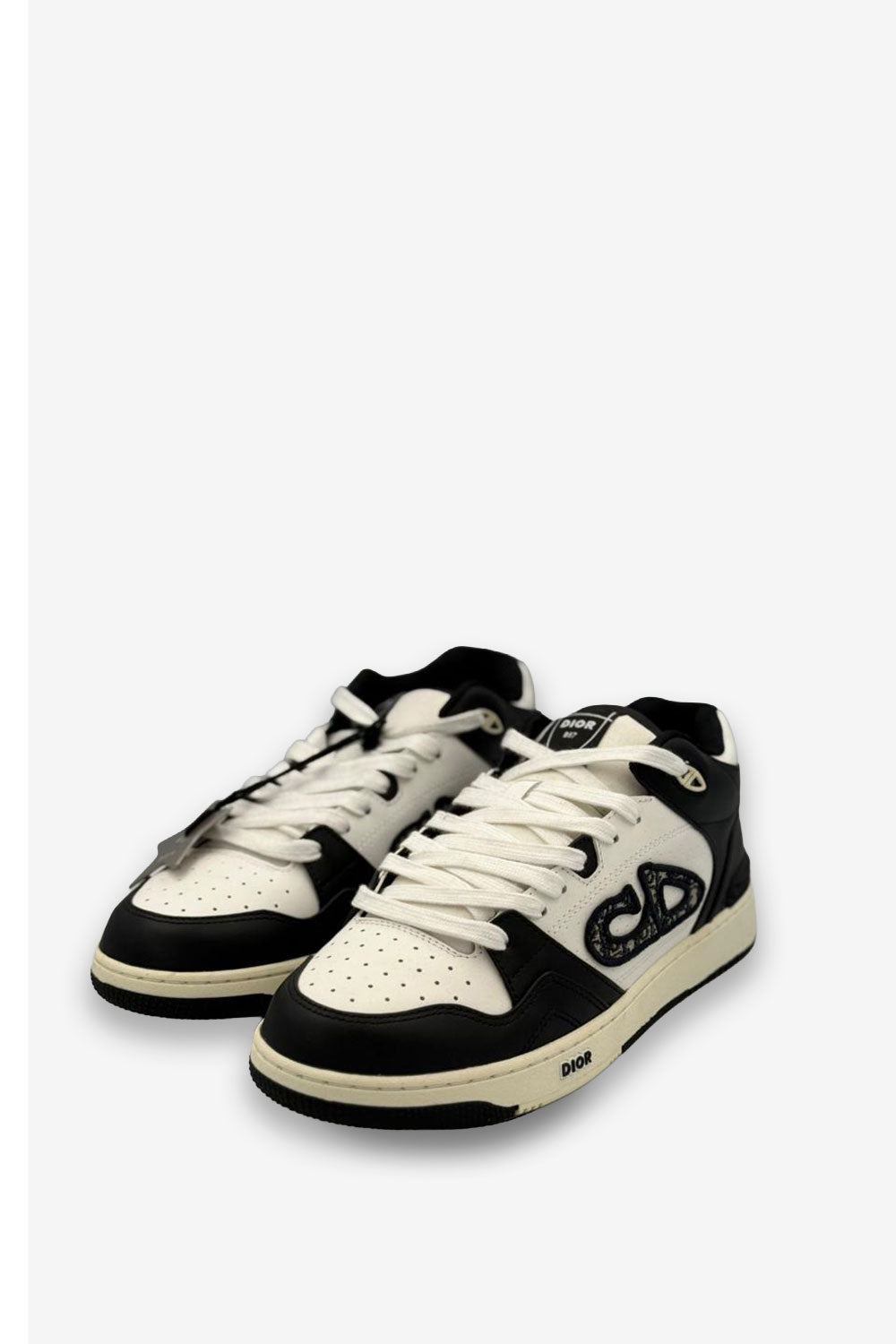 TENIS DIOR B57 MID NEGRO BLANCO