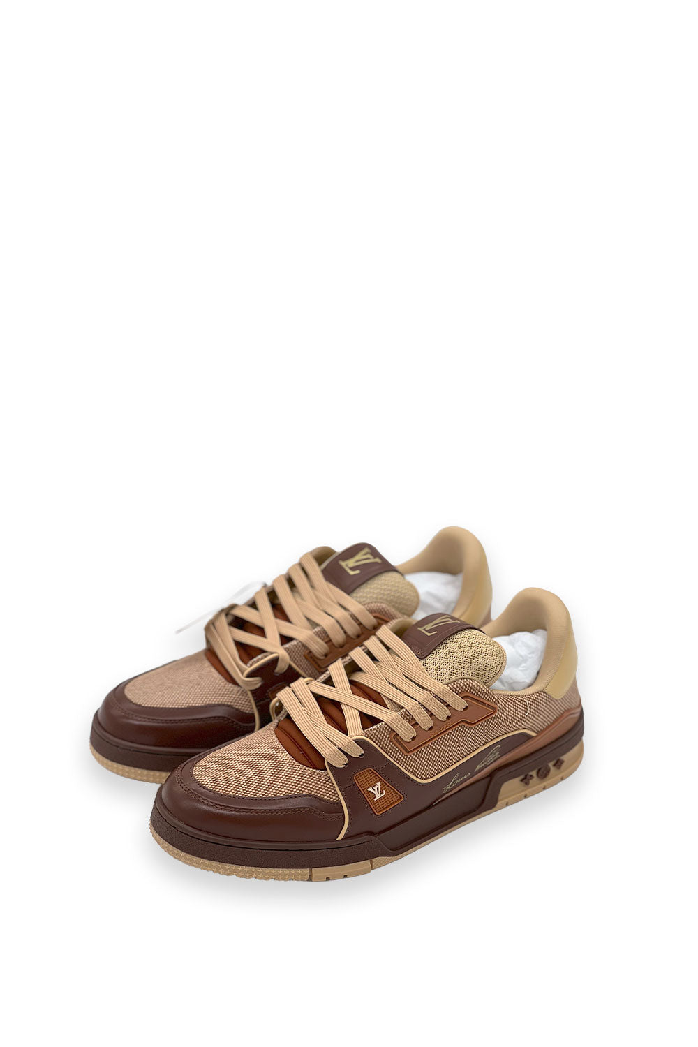 TENIS LV TRAINER MARRON