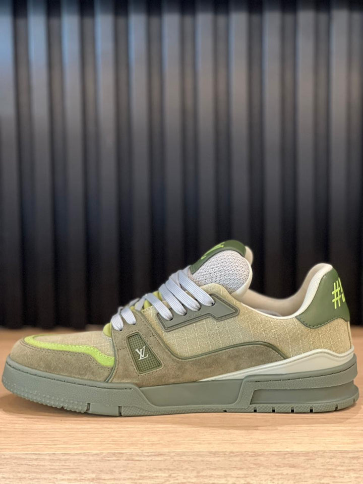 TENIS LV TRAINER VERDE GRIS