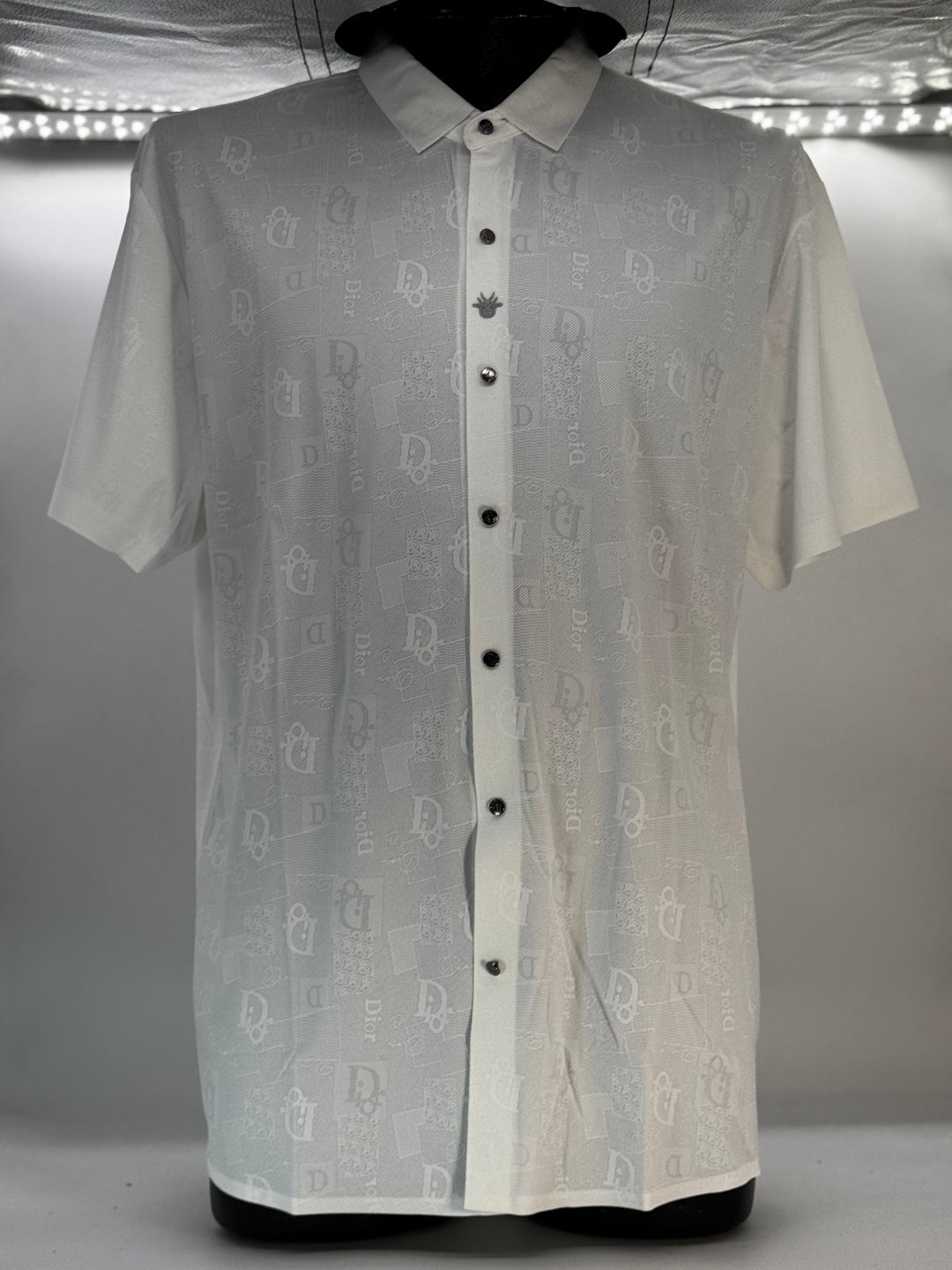 SEDA DIOR BOTONES BLANCA