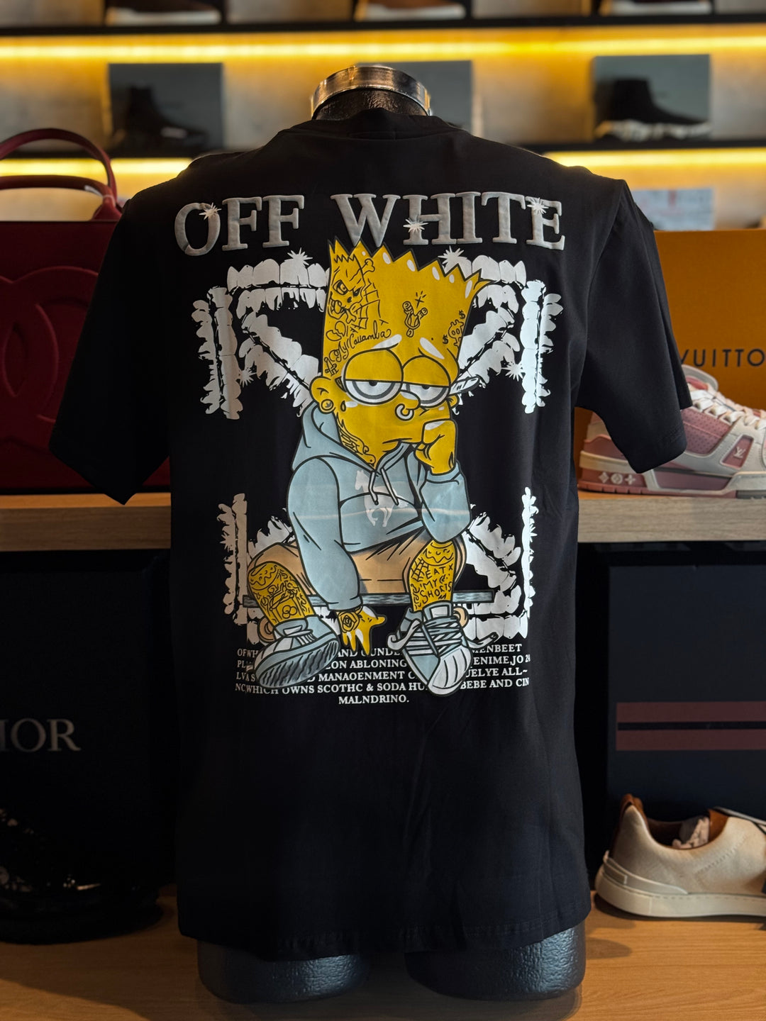 PLAYERA OFF-WHITE UNDER BART (M)