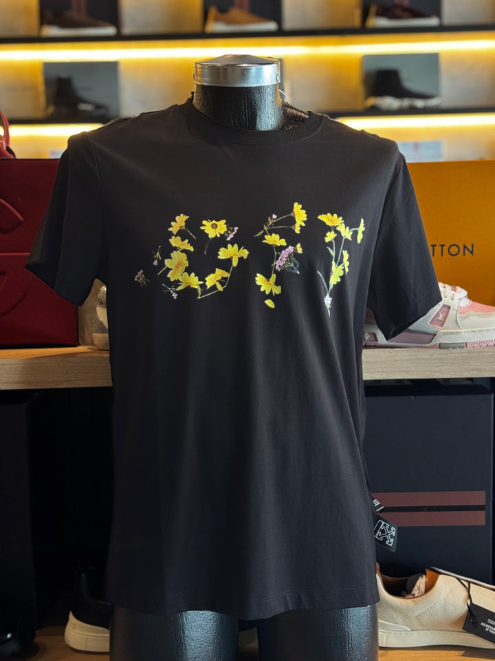 PLAYERA OFF-WHITE FLORAL (M)