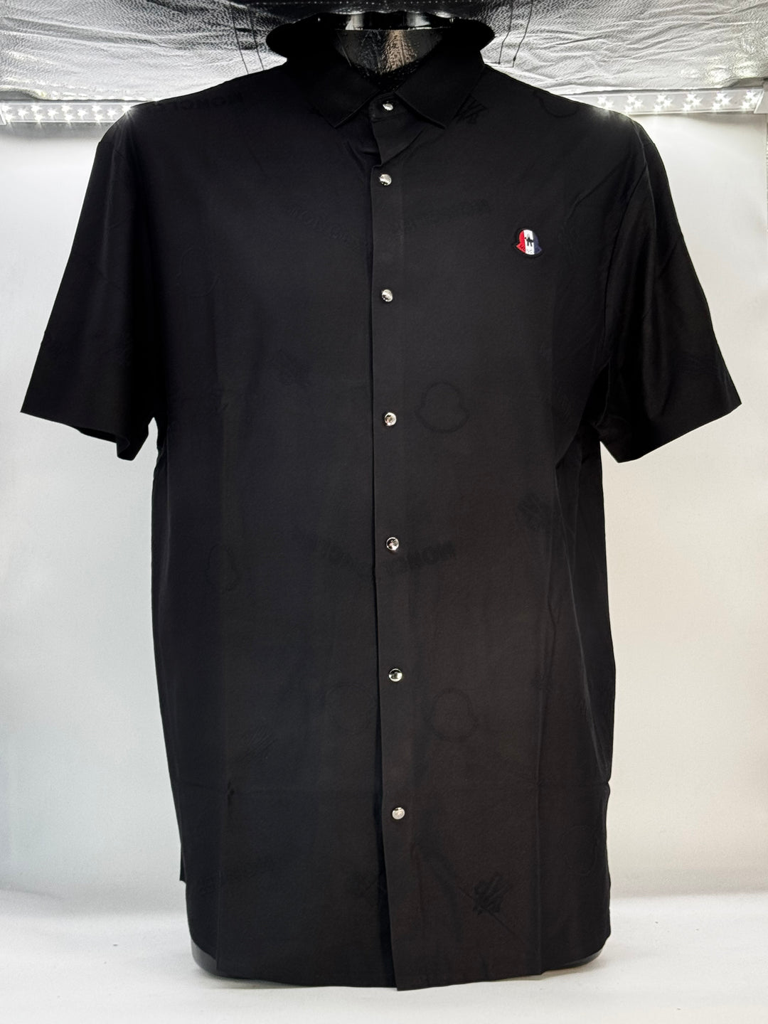 SEDA MONCLER LOGO NEGRO