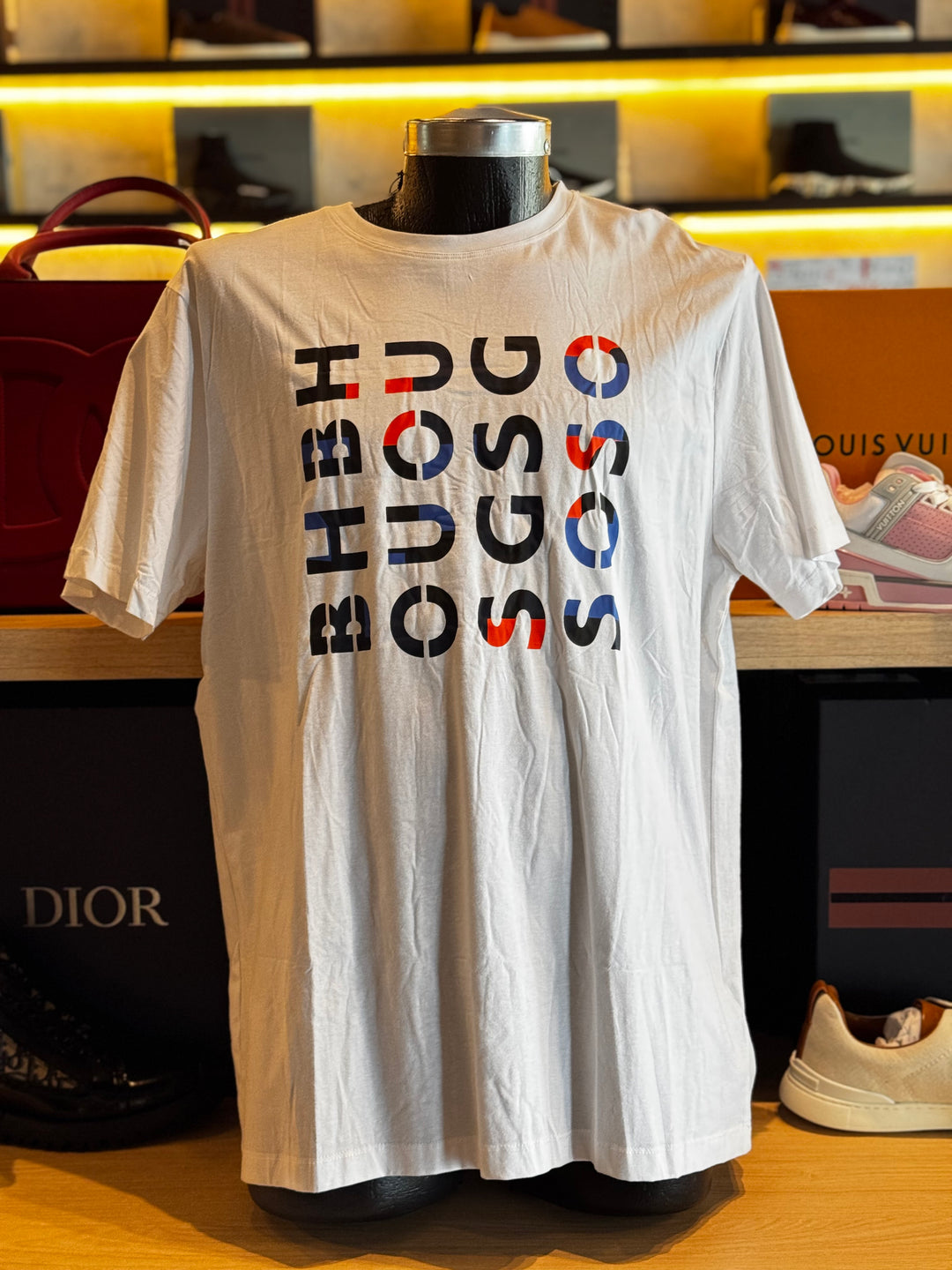 PLAYERA BOSS WHITE COLORS (XL)