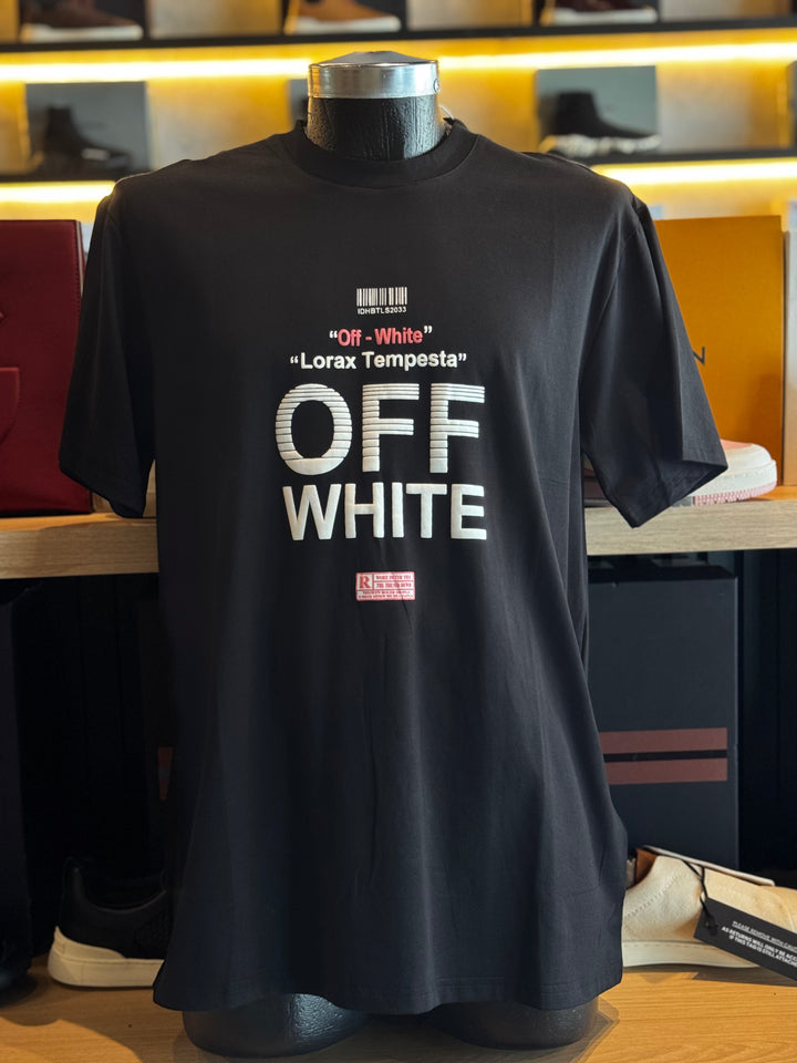 PLAYERA OFF-WHITE DISTORSIÓN PINK (L)