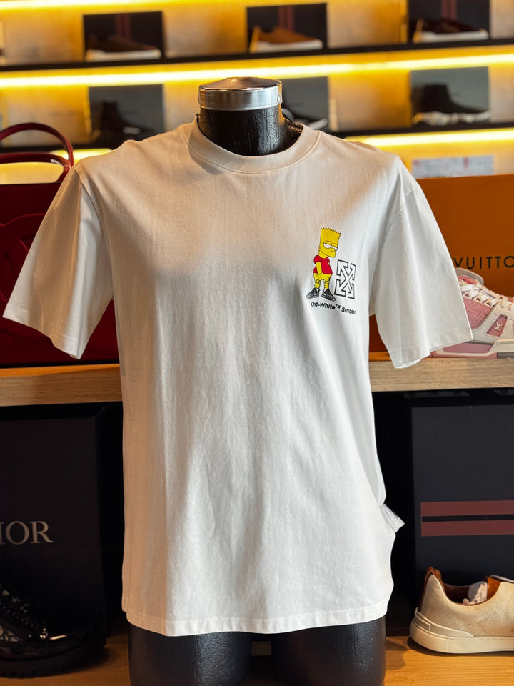 PLAYERA OFF-WHITE SIMPSONS (S)