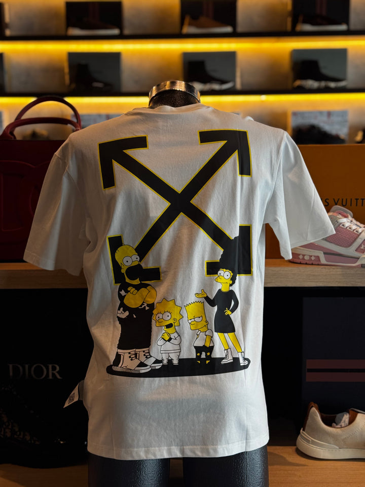 PLAYERA OFF-WHITE SIMPSONS (S)