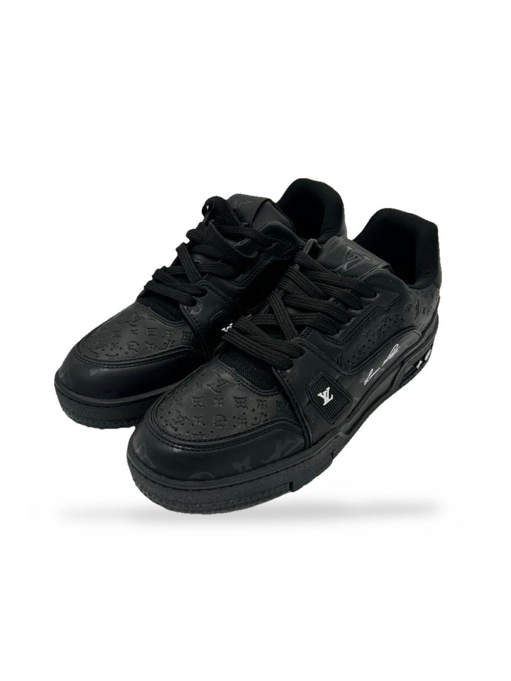 TENIS LV TRAINER TOTAL BLACK WHITE
