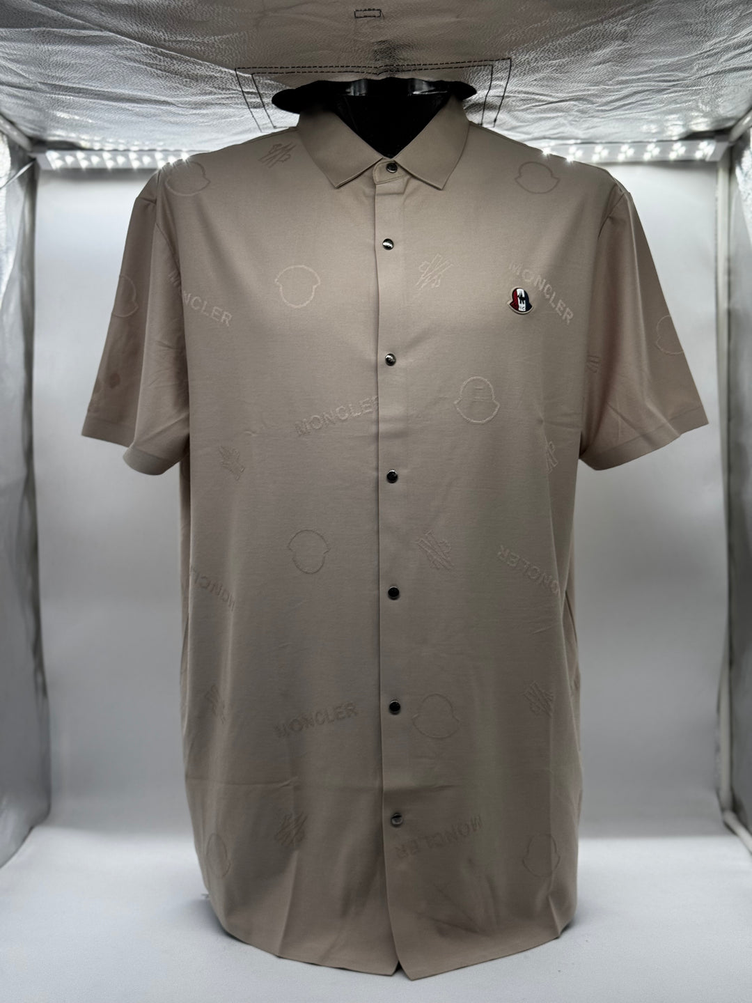 SEDA MONCLER LOGO BEIGE
