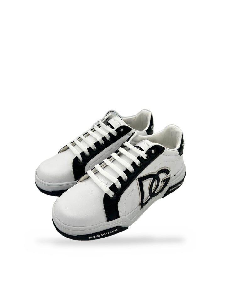 TENIS DG 3007 BLANCO NEGRO (LETRAS)