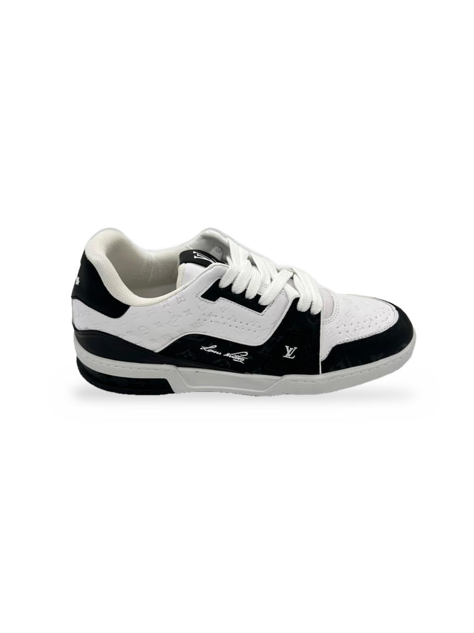 TENIS LV TRAINER NEGRO BLANCO CLASICO (CLASSIC)