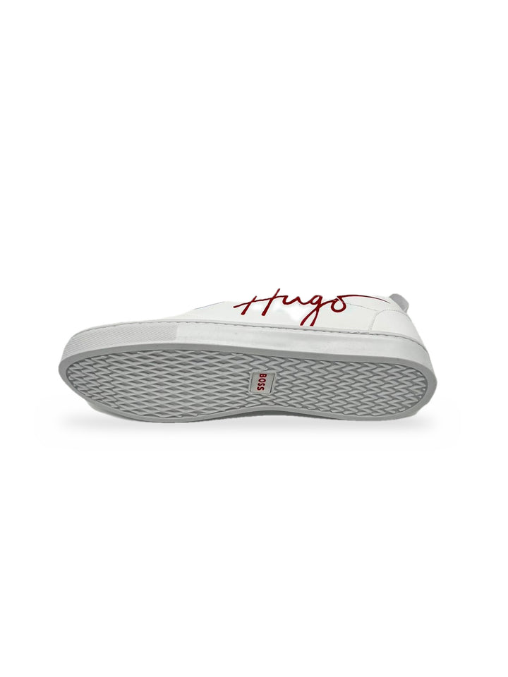 TENIS HUGO BOSS BLANCO ROJO FIRMA