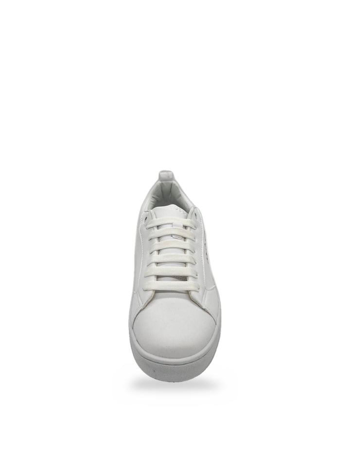 TENIS HUGO BOSS BLANCO ROJO FIRMA