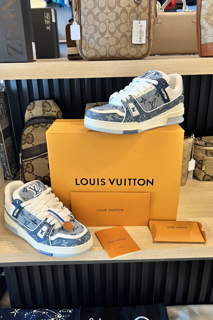 TENIS LV TRAINER AZUL MARINO TOTAL