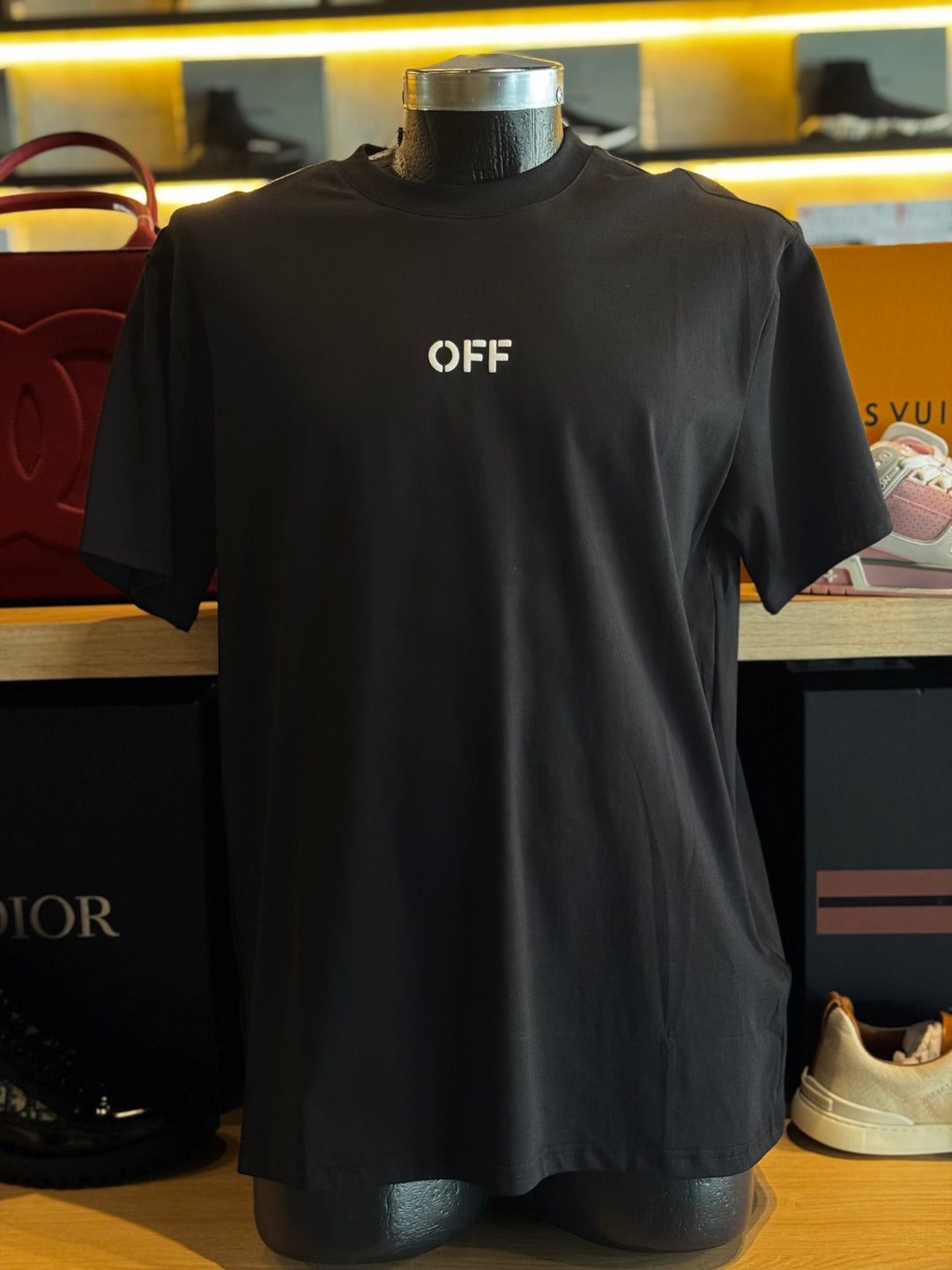 PLAYERA OFF-WHITE RED SUN (M)