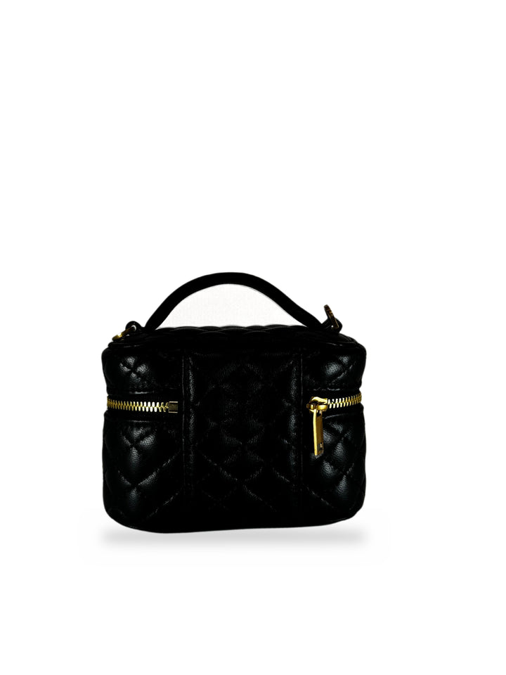 SAINT LAURENT QUILTED VANITY CASE