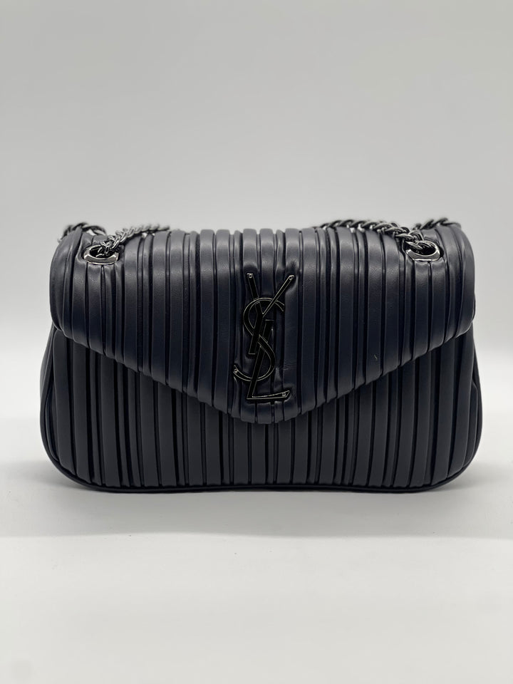 Bolsa Saint Laurent Lou Lou Azul Marino