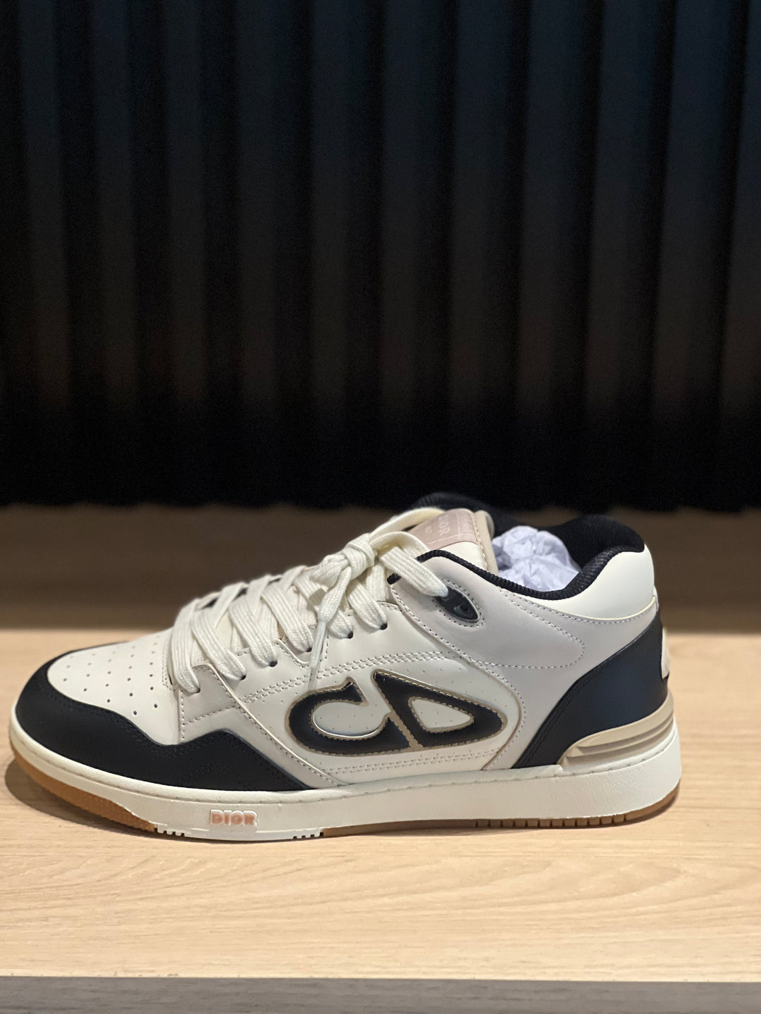 TENIS DIOR B57 MID LATE NEGRO