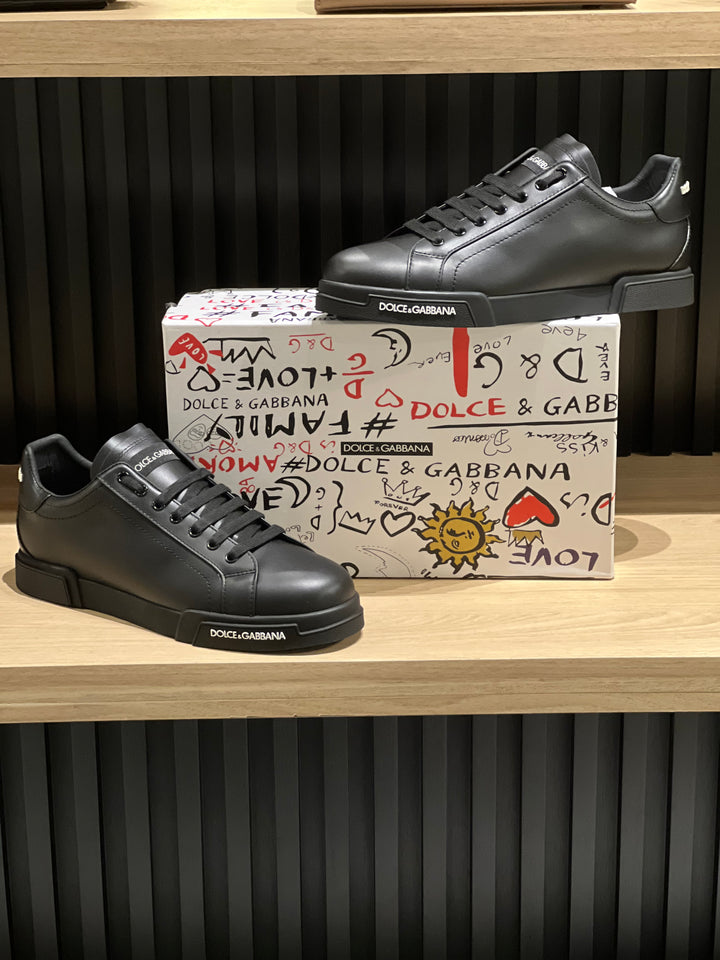 TENIS D&amp;G NEGRO TOTAL MATE