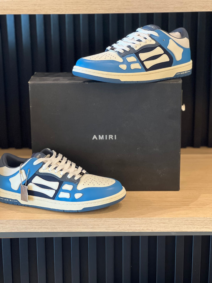 TENIS AMIRI TOP LOW BLANCO AZUL