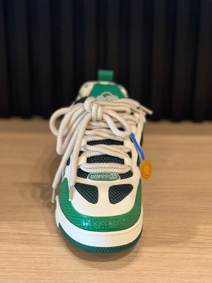 TENIS LV SKATE VERDE BLANCO