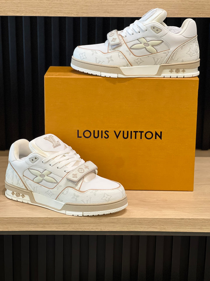 TENIS LV BROCHE BEIGE