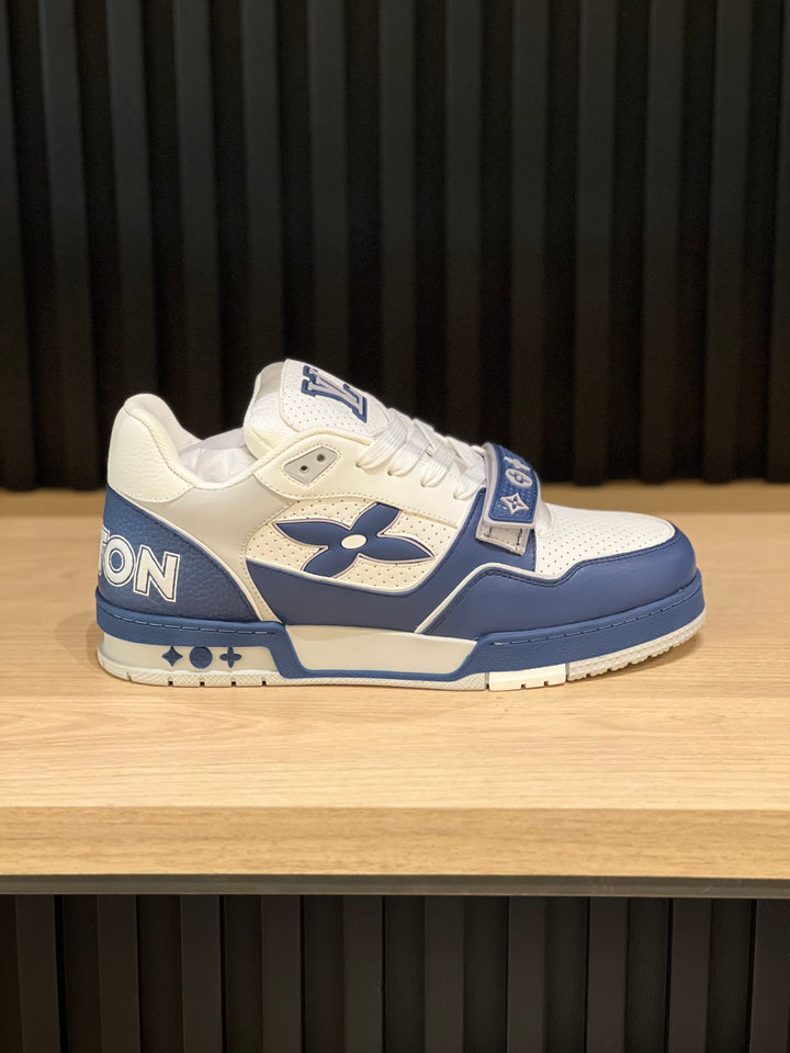TENIS LV BROCHE BLANCO AZUL