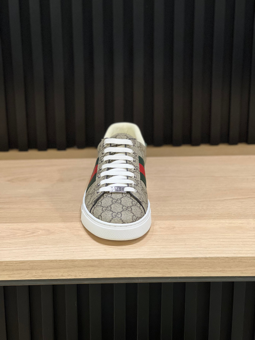 TENIS GUCCI ACE KHAKI