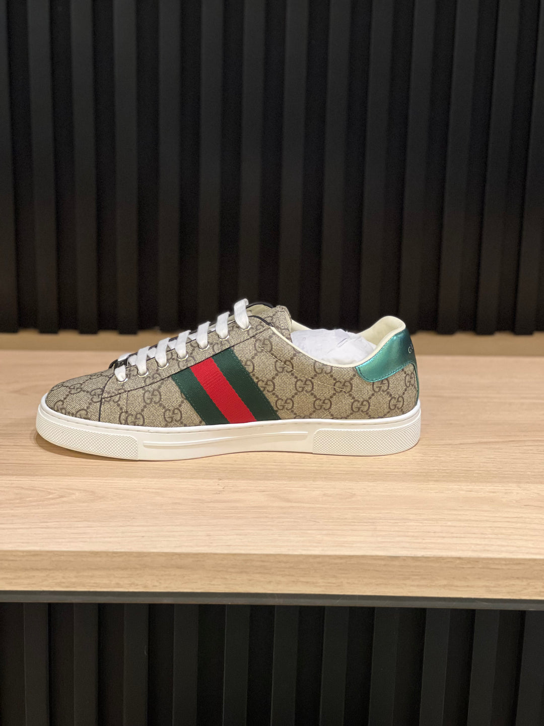 TENIS GUCCI ACE KHAKI