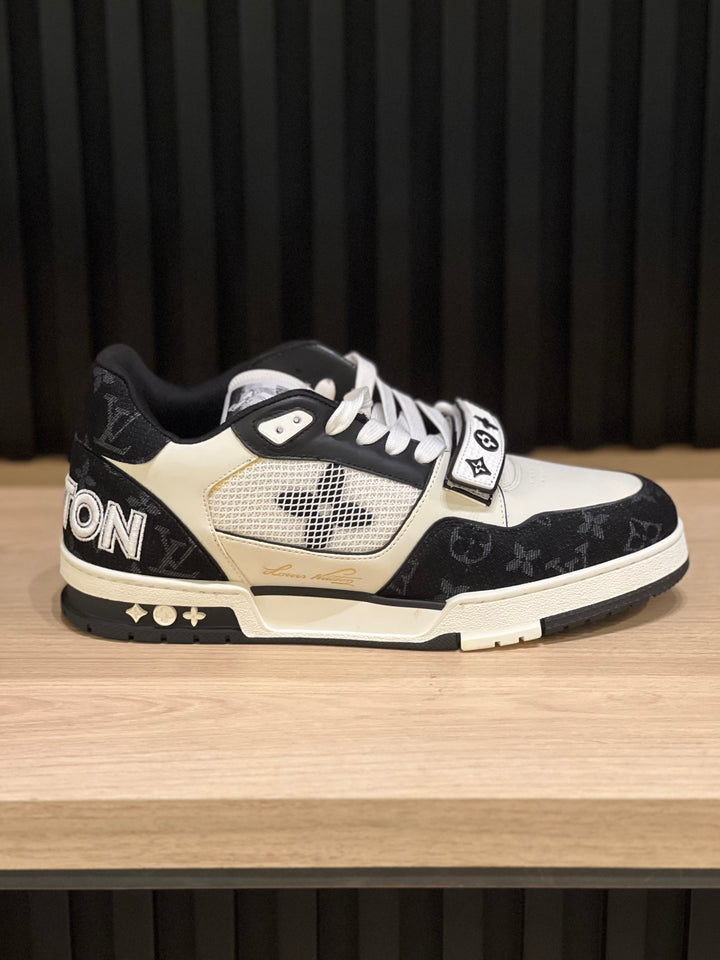 TENIS LV BROCHE BLANCO NEGRO