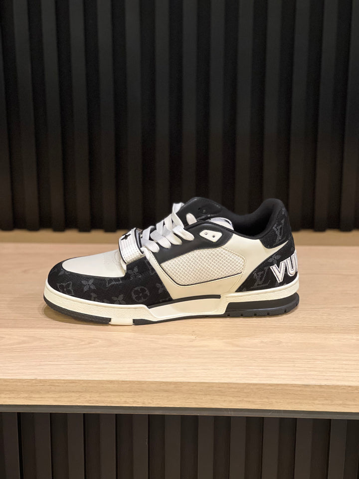 TENIS LV BROCHE BLANCO NEGRO