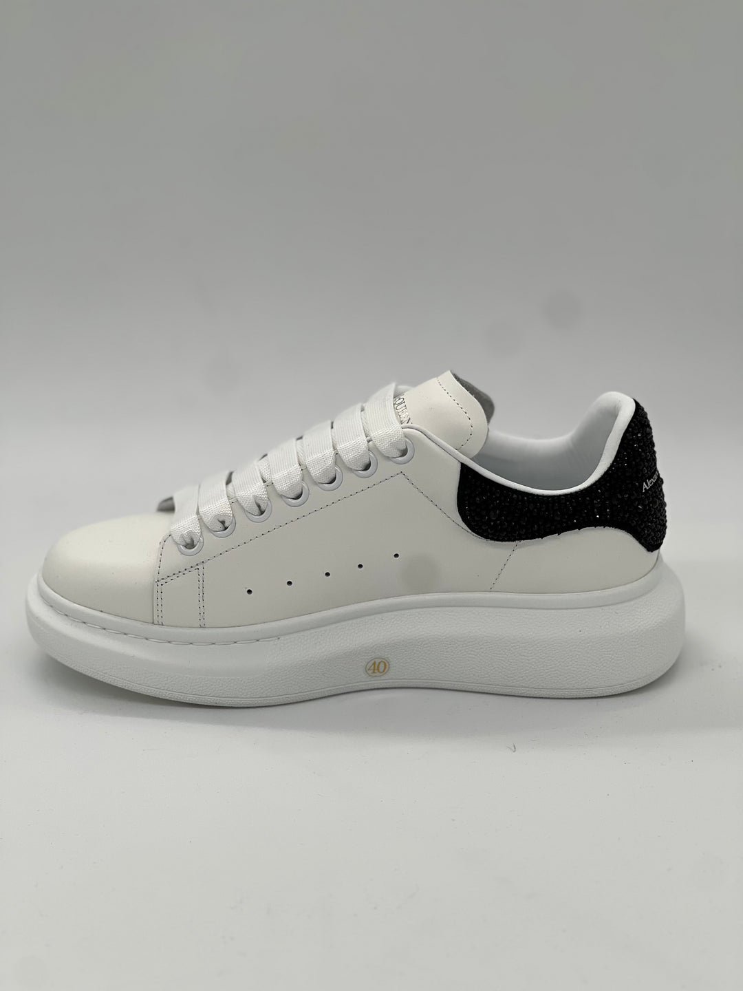ALEXANDER MCQUEEN BLACK CRYSTAL