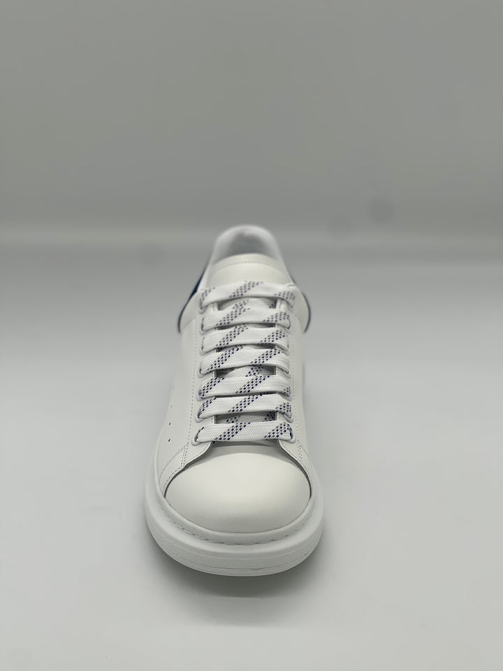 TENIS ALEXANDER MCQUEEN BLANCO AZUL (GAMUZA)