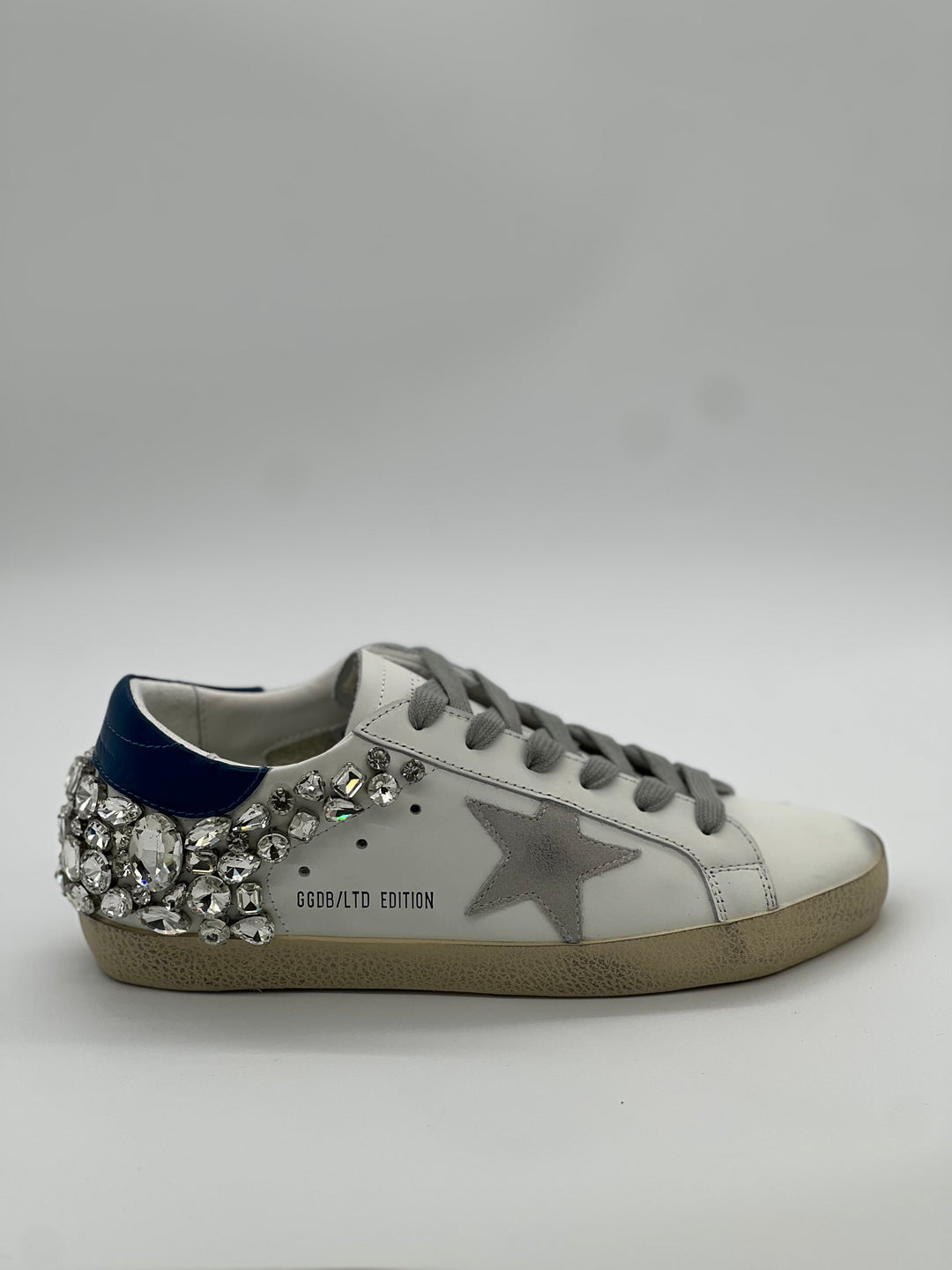 TENIS GOLDEN GOOSE SUPER STAR BLUE CRYSTAL