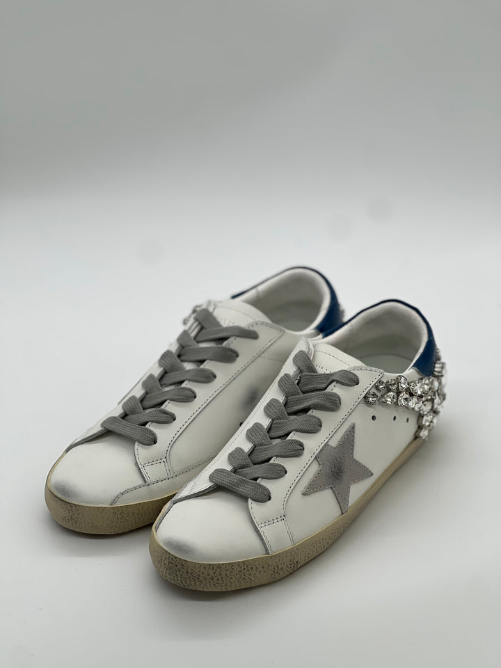 TENIS GOLDEN GOOSE SUPER STAR BLUE CRYSTAL