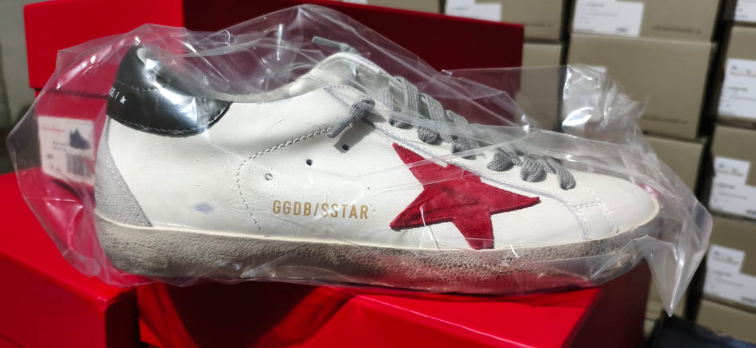 TENIS GOLDEN GOOSE SUPER STAR RED