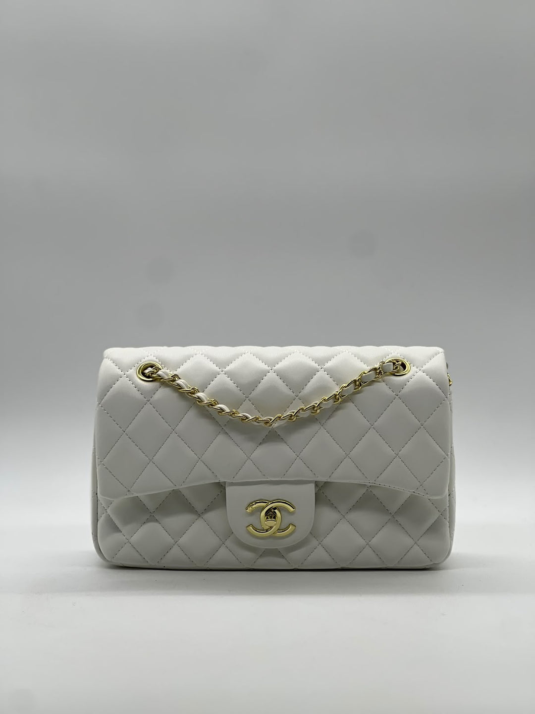 BOLSA CHANEL 6025 BLANCO ORO