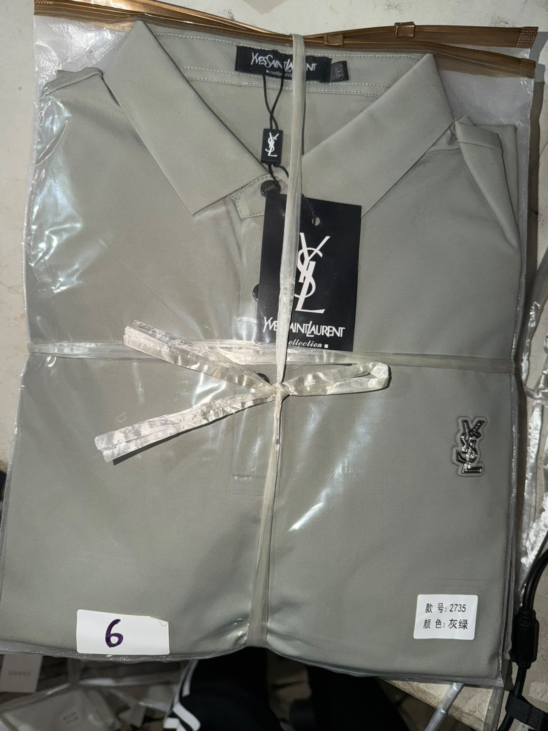 SEDA YSL VERDE OLIVO