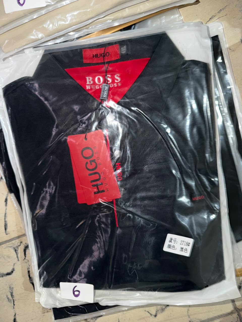 SEDA BOSS NEGRO DETALLES ROJOS