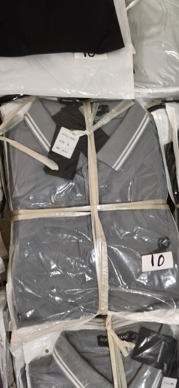 POLO SEDA DOLCE GRIS LOGO BORDADO