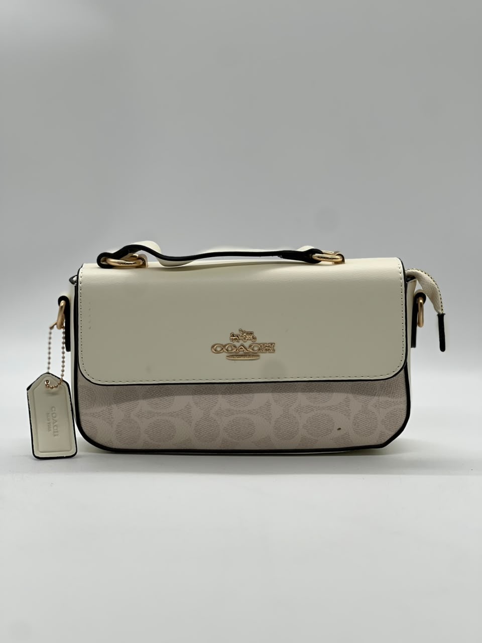 Bolsa Coach Crossbody Marfil