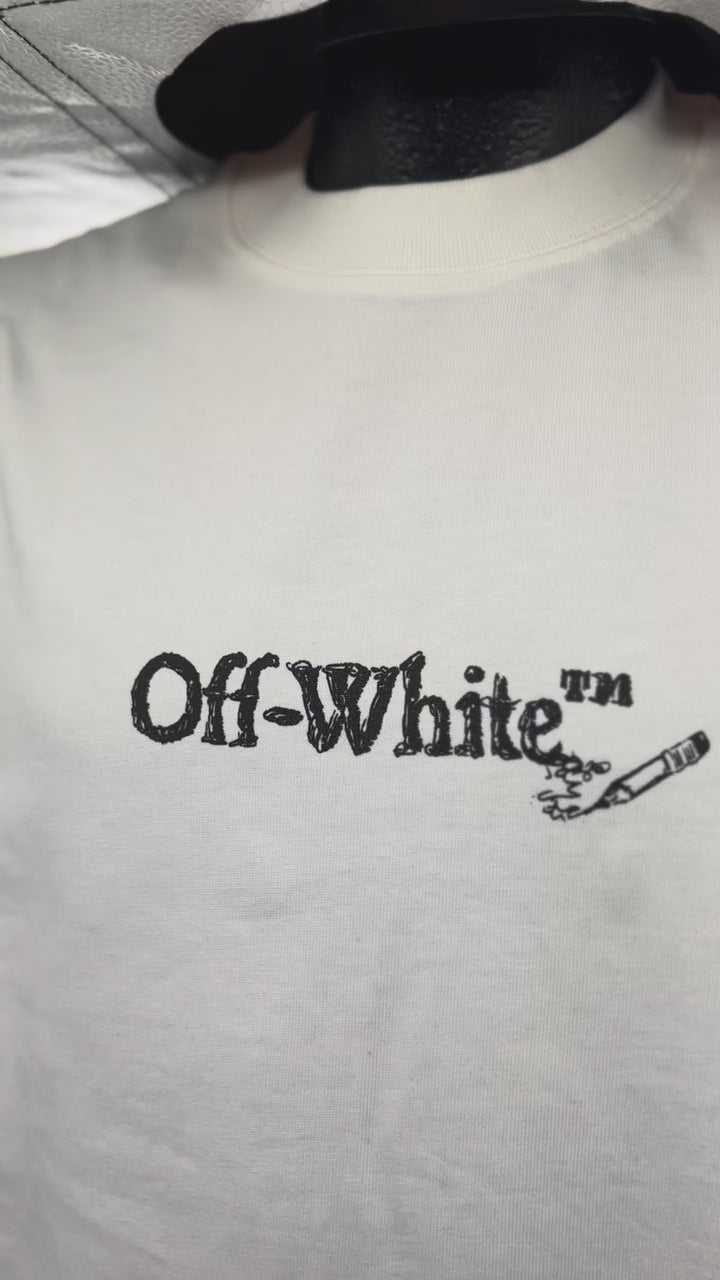 Turca O/W Scribble Arrow Blanco