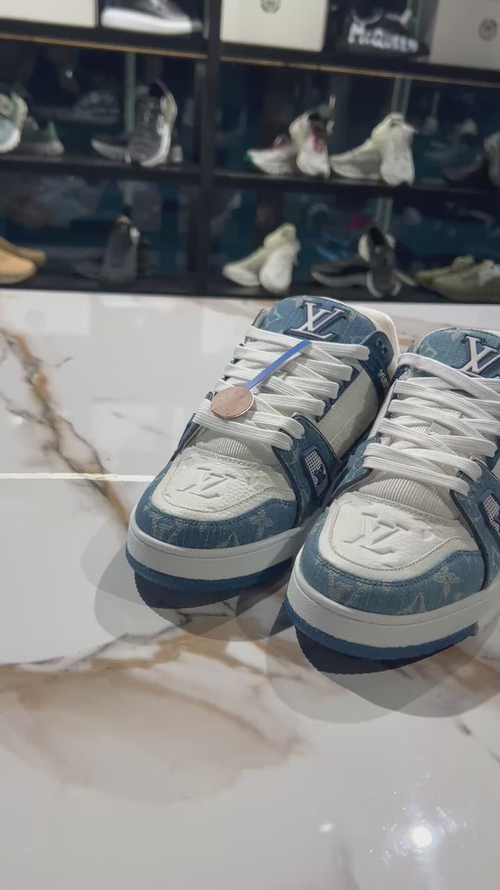 TENIS LV TRAINER MEZCLILLA
